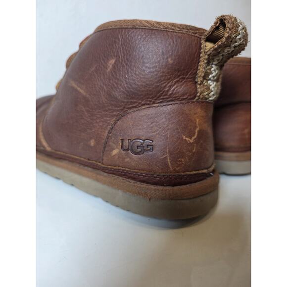 UGG Boots Mens 10 Brown Chestnut Neumel Leather Chukka 1095350 main image 4